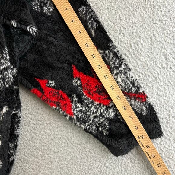 Vintage Cardinal West Coast Full Zip Fleece Sweater Jacket Bird Pine M - Picture 5 of 10